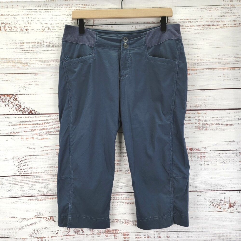 Royal Robbins Womens Size 8 Navy Blue Stretch Capri Cropped Jammers Pants